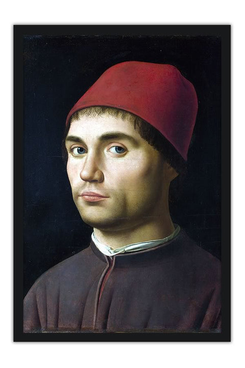 Poster Antonello da Messina - Portrait Of A Man - Obras de Arte