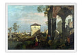 Poster Bellotto Bernardo - A Caprice Landscape With Ruins - Obras de Arte