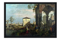 Poster Bellotto Bernardo - A Caprice Landscape With Ruins - Obras de Arte