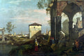 Poster Bellotto Bernardo - A Caprice Landscape With Ruins - Obras de Arte
