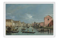 Poster Bellotto Bernardo - Venice - The Grand Canal Facing Santa Croce - Obras de Arte