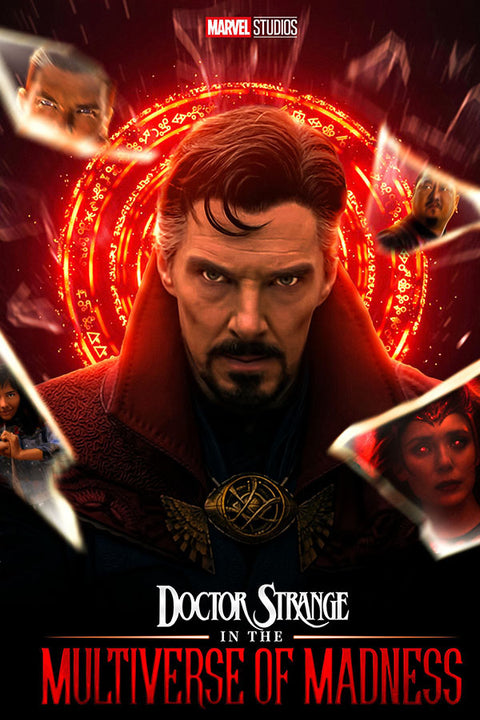 Poster Doctor Strange In The Multiverse Of Madness - Doutor Estranho no Multiverso da Loucura - Filmes