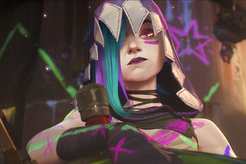Poster Arcane - Lol - League of Legends - Jinx - Series