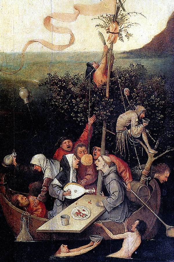 Poster Bosch Hieronymus - The Ship Of Fools - Obras de Arte