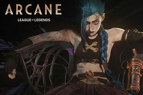 Poster Arcane - Lol - League of Legends - Jinx - Series