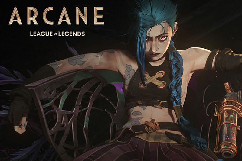 Poster Arcane - Lol - League of Legends - Jinx - Series
