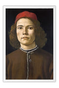 Poster Botticelli Sandro - Portrait Of A Young Man3 - Obras de Arte