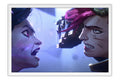 Poster Arcane - Lol - League of Legends - Vi - Jinx - Series