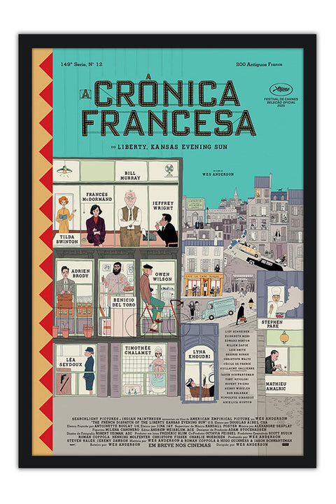 Poster A Crônica Francesa - The French Dispatch - Filmes