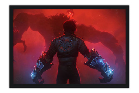 Poster Arcane - Lol - League of Legends - Vi - Warwick - Series