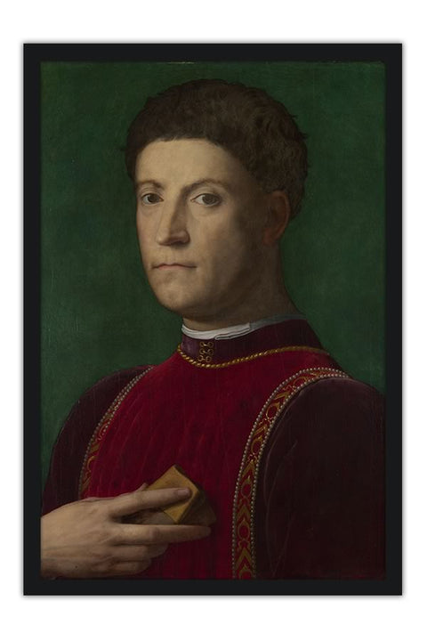 Poster Bronzino Agnolo - Portrait Of Piero de' Medici The Gouty  - Obras de Arte