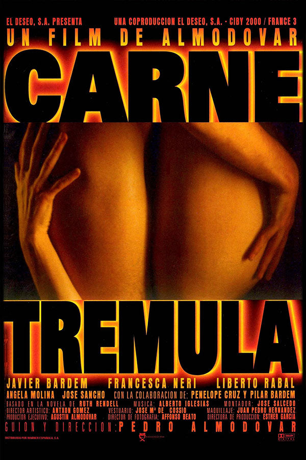 Poster Carne Trêmula - Almodovar - Filmes