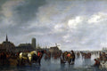 Poster Calraet Abraham Van - Scene On The Ice Outside dordrecht - Obras de Arte