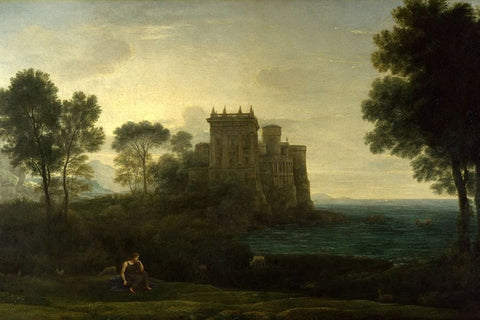Poster Claude Lorrain - The Enchanted Castle - Obras de Arte