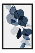 Poster Coleção Folhas Azuis - 1 de 3 - Arte Decorativa