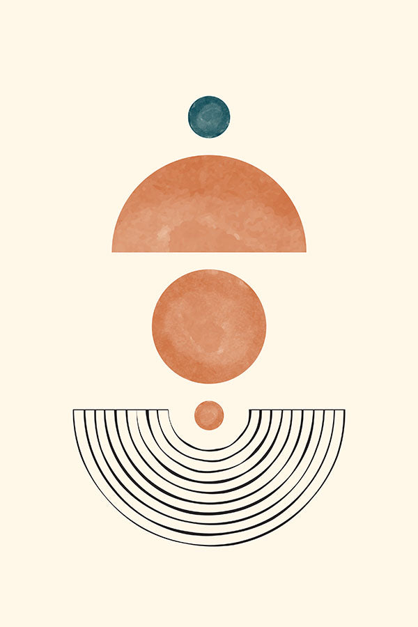 Poster Coleção Circulos - 1 de 4 - Arte Decorativa