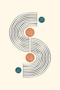 Poster Coleção Circulos - 2 de 4 - Arte Decorativa