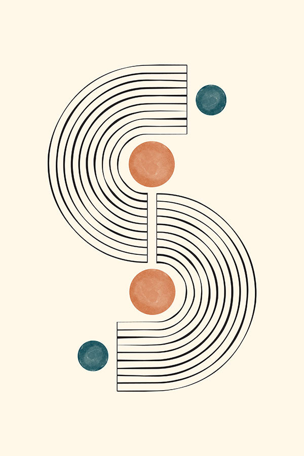 Poster Coleção Circulos - 2 de 4 - Arte Decorativa