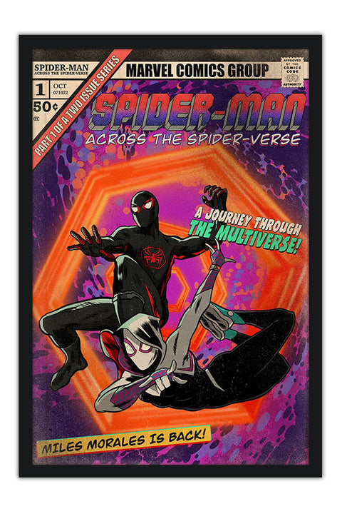 Poster Spider Man - Across The Spider Verse - Capas De Quadrinhos - HQ - Marvel
