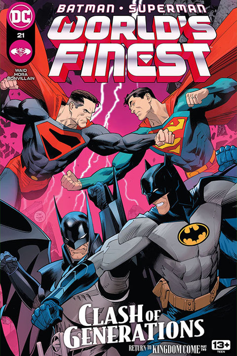 Poster Batman e Superman - Clash Of Generations - Capas De Quadrinhos - HQ - DC Comics