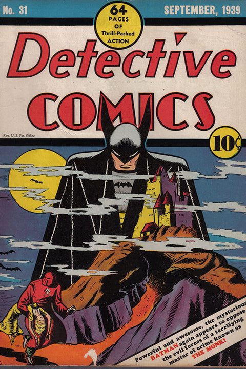 Poster Batman - Vintage - Capas De Quadrinhos - HQ - DC Comics