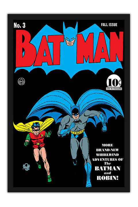 Poster Batman - Vintage - Capas De Quadrinhos - HQ - DC Comics
