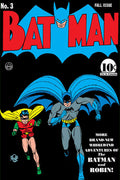 Poster Batman - Vintage - Capas De Quadrinhos - HQ - DC Comics