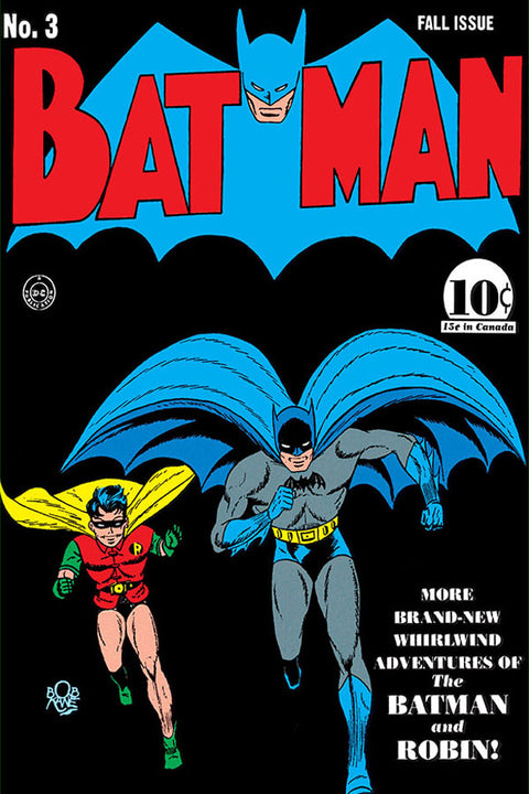 Poster Batman - Vintage - Capas De Quadrinhos - HQ - DC Comics