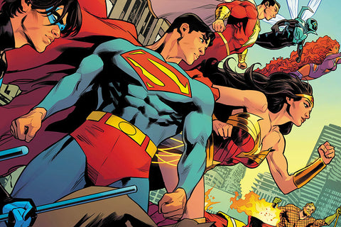 Poster Liga Da Justica - Artes De Quadrinhos - HQ - DC Comics