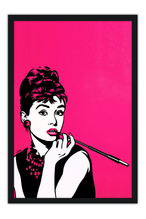 Poster Audrey Hepburn - Atriz - Figuras Históricas - Pop Art