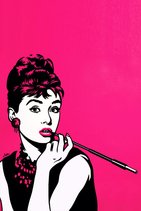 Poster Audrey Hepburn - Atriz - Figuras Históricas - Pop Art