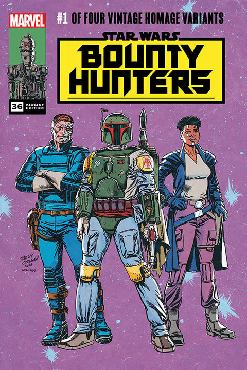 Poster Star Wars Bounty Hunters - Capas De Quadrinhos - HQ - Marvel