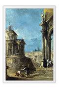 Poster Guardi Francesco - An Architectural Caprice 1  - Obras de Arte