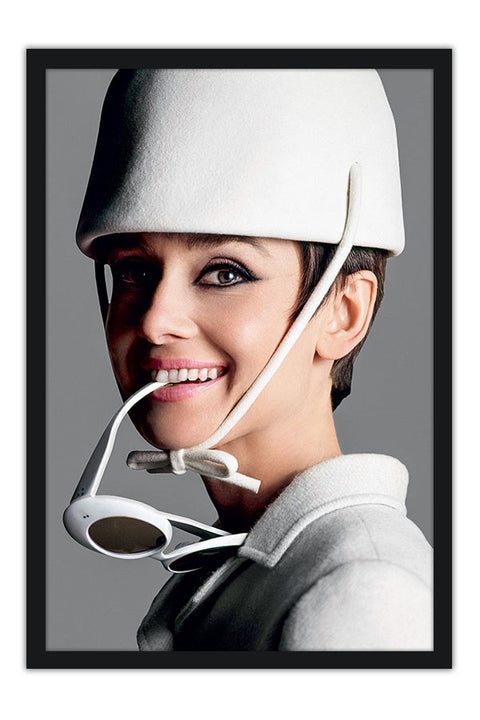 Poster Audrey Hepburn - Atriz - Figuras Históricas