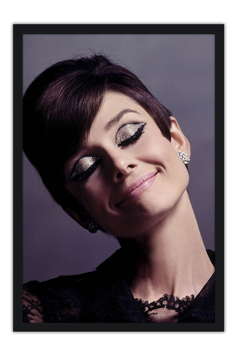 Poster Audrey Hepburn - Atriz - Figuras Históricas