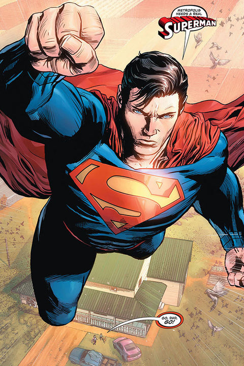 Poster Superman - Artes de Quadrinhos - HQ - DC Comics