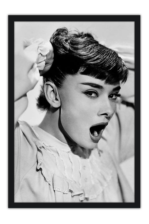 Poster Audrey Hepburn - Atriz - Figuras Históricas