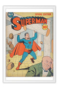 Poster Superman - Vintage - Capas De Quadrinhos - HQ - DC Comics