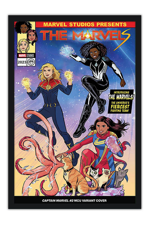 Poster The Marvels - Capas De Quadrinhos - HQ - Marvel