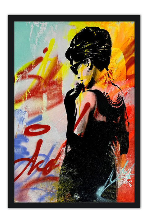 Poster Audrey Hepburn - Atriz - Figuras Históricas - Street Art