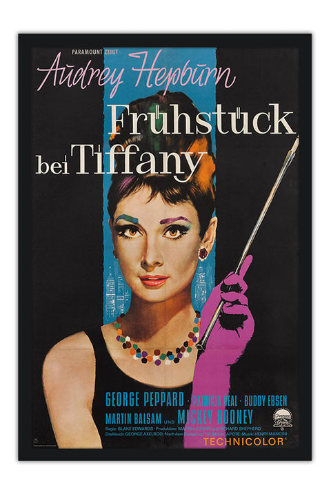Poster Breakfast at Tiffany's - Bonequinha de Luxo - Audrey Hepburn - Alternativo - Filmes