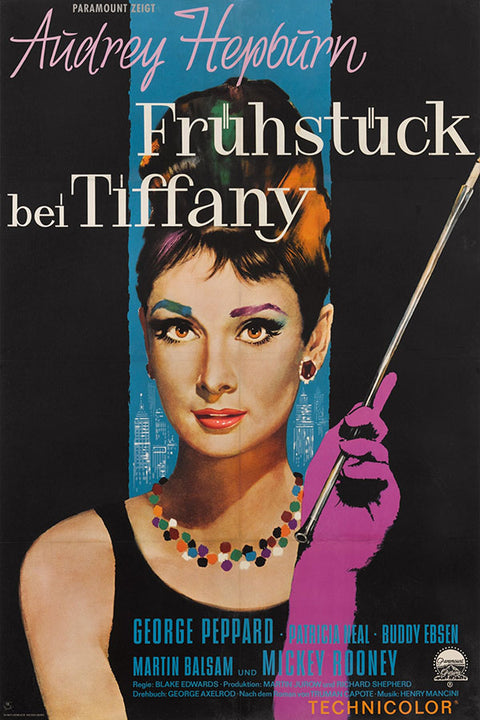 Poster Breakfast at Tiffany's - Bonequinha de Luxo - Audrey Hepburn - Alternativo - Filmes