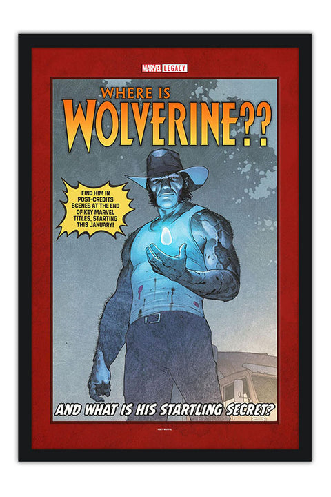 Poster Where Is Wolverine - Capas De Quadrinhos - HQ - Marvel