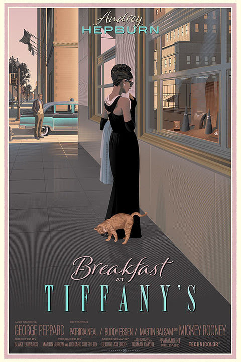 Poster Breakfast at Tiffany's - Bonequinha de Luxo - Audrey Hepburn - Alternativo - Filmes