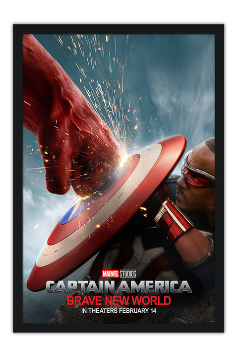Poster Captain America - Brave New World - Marvel MCU - Filmes