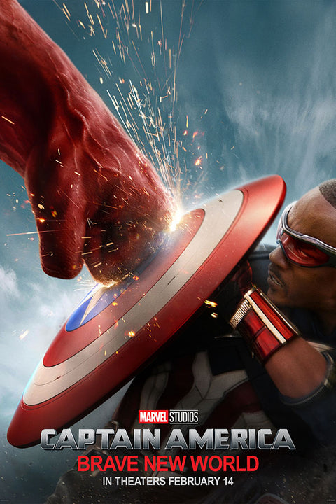 Poster Captain America - Brave New World - Marvel MCU - Filmes