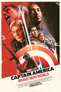 Poster Captain America - Brave New World - Marvel MCU - Filmes