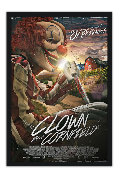 Poster Palhaço No Milharal - Clown In A Cornfield - Terror - Filmes