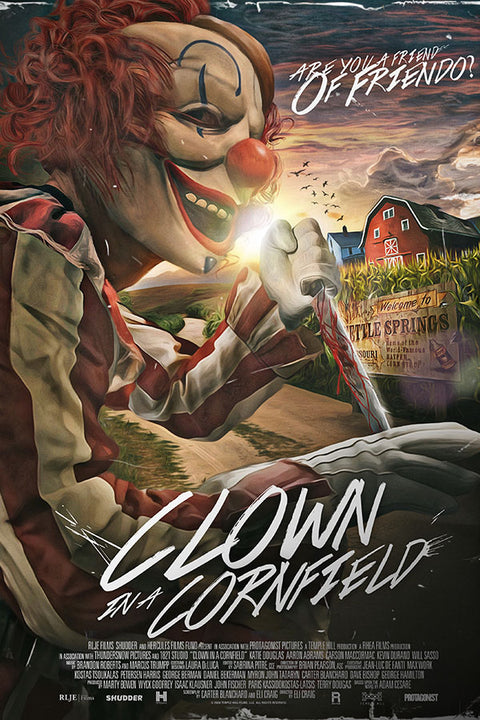 Poster Palhaço No Milharal - Clown In A Cornfield - Terror - Filmes