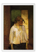 Poster Henri de Toulouse A Montrouge - Rosa La Rouge In Montrouge - Rosa Red - 1886 1887 - Obras de Arte